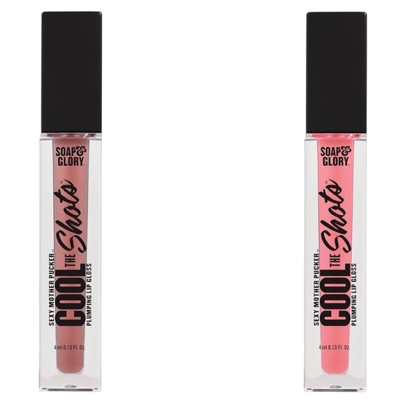 Soap & Glory Cool The Shots Sexy Mother Pucker Plumping Lip Gloss Bundle - Picture 1 of 11